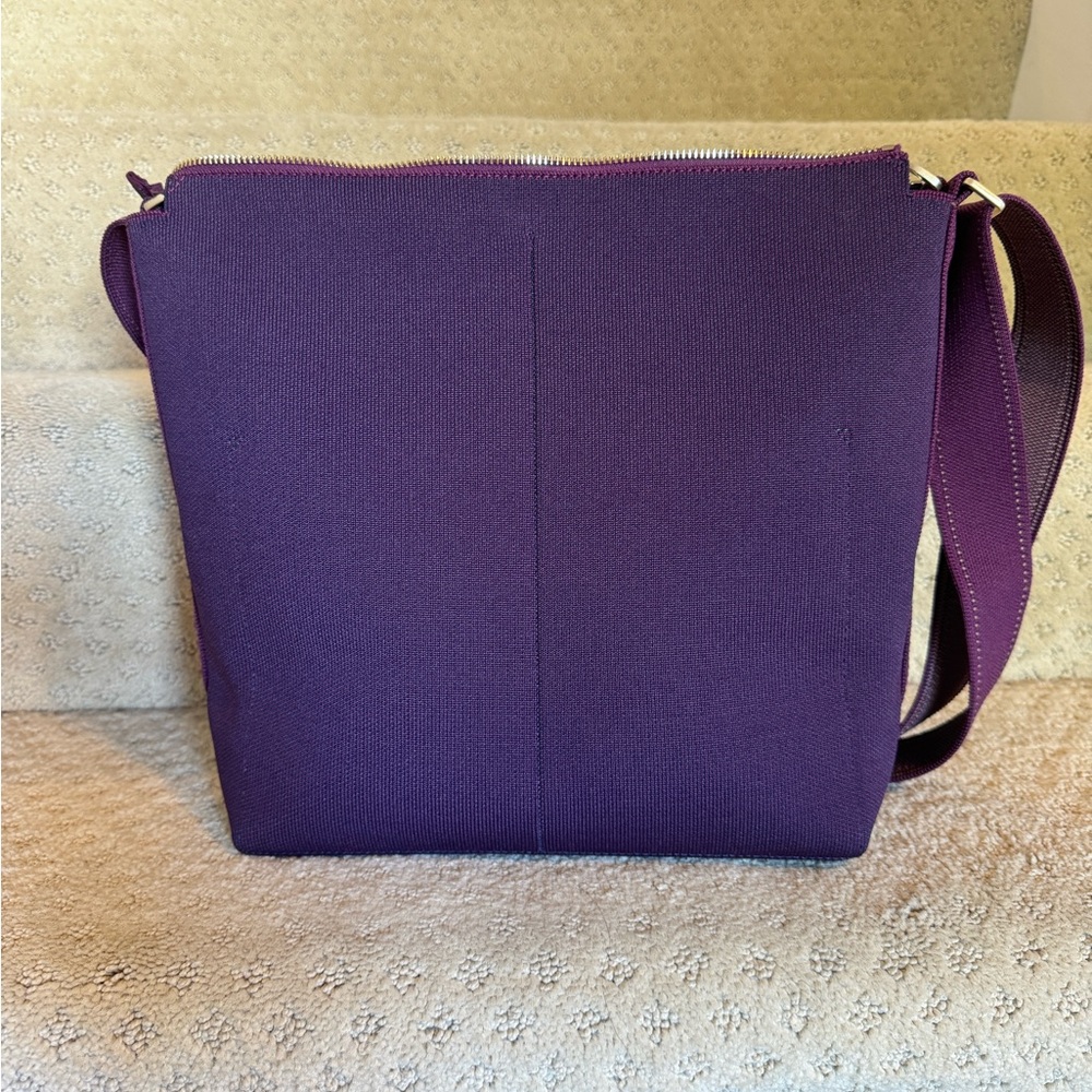 Rothy’s Mini Zip Bucket in Dark Aubergine